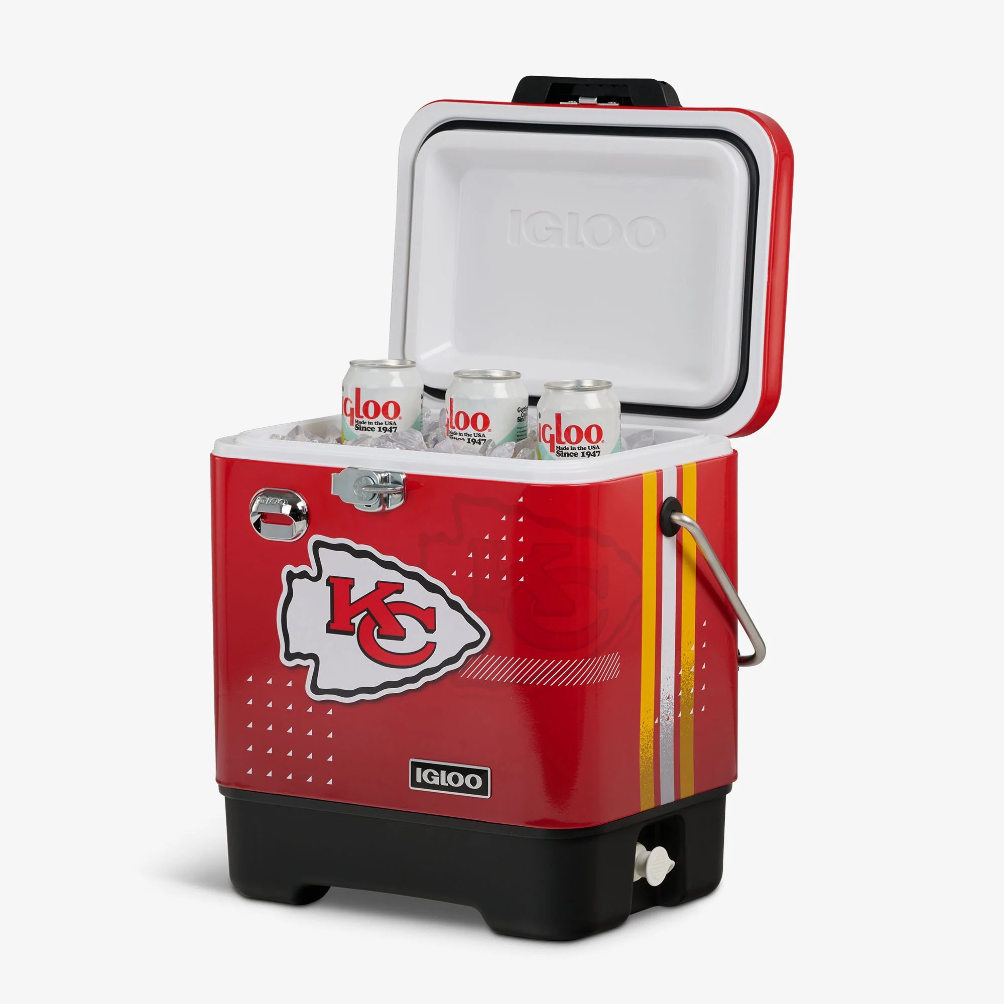 Igloo Large Cooler Insulated Cooler Durable Cooler NFL Legacy 20 Qt Cooler - Image 24