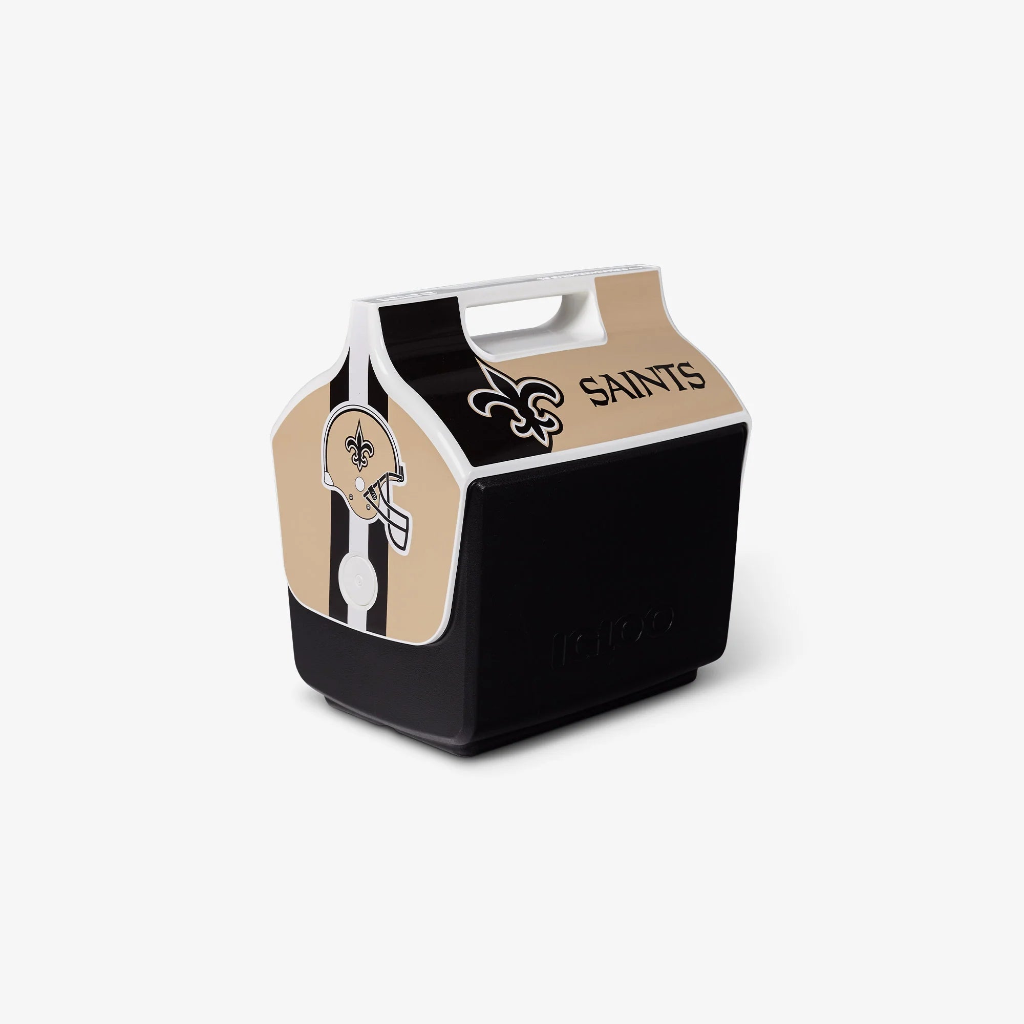 Igloo Personal Cooler Insulated Cooler Durable Cooler New Orleans Saints Little Playmate 7 Qt Cooler - Image 4