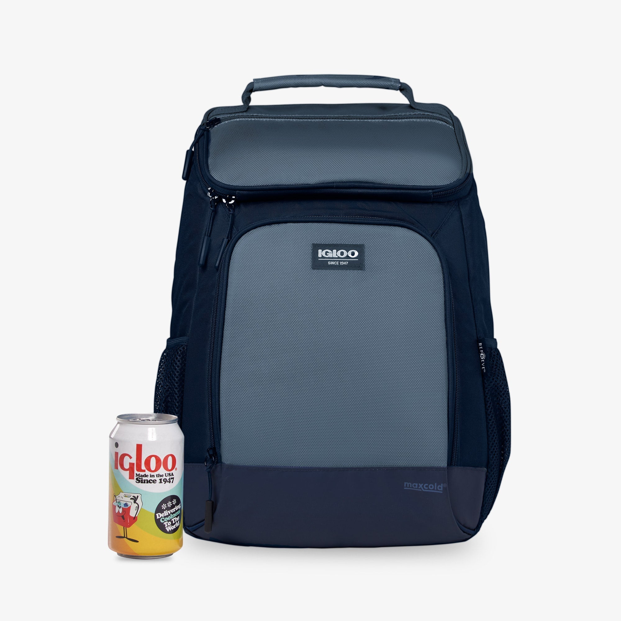 Igloo Insulated Cooler Durable Cooler MaxCold Evergreen Top Grip Backpack - Image 5