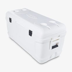 Alternative view of Igloo Large Cooler Insulated Cooler Outdoor Cooler Marine Contour 150 Qt Cooler