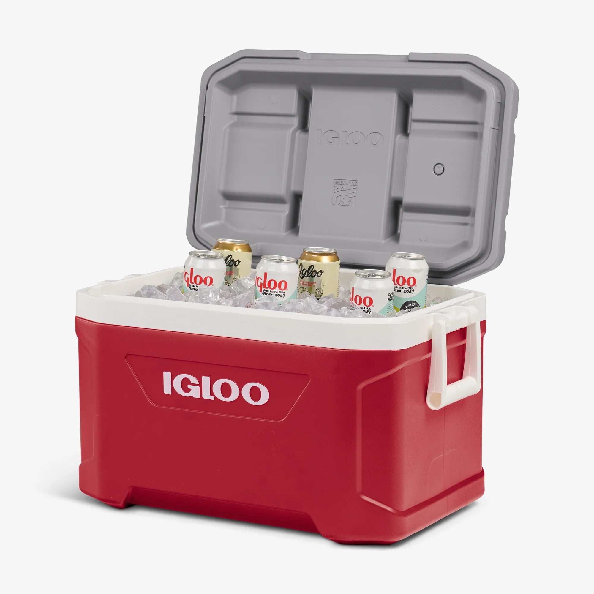 Igloo Large Cooler Insulated Cooler Durable Cooler Latitude 52 Qt Cooler - Image 8