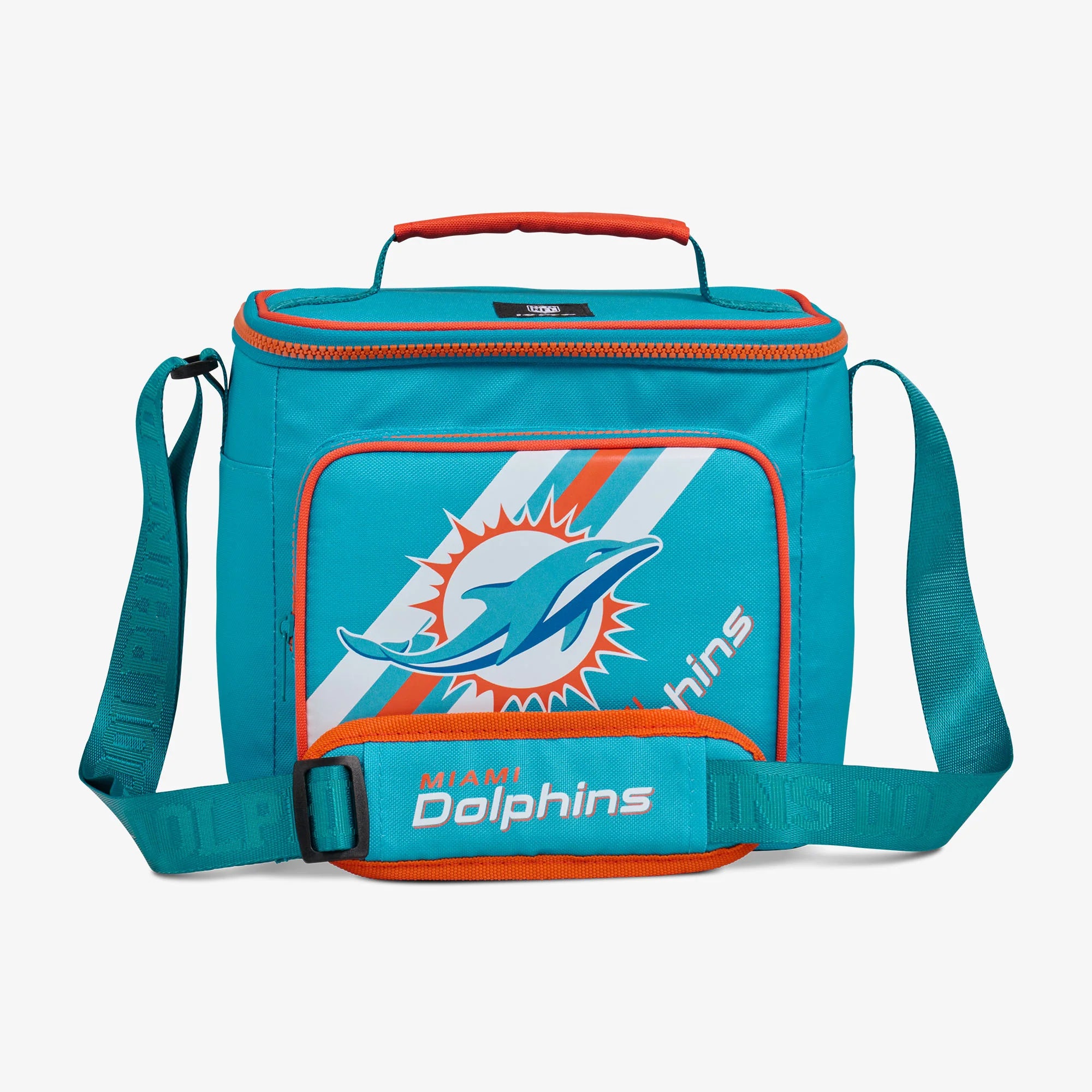 Igloo Portable Cooler Durable Cooler Miami Dolphins Square Lunch Cooler Bag