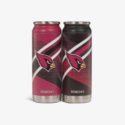 Igloo Insulated Cooler Durable Cooler Arizona Cardinals Home & Away 16 Oz Can 2-Pack