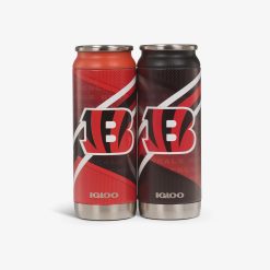 Igloo Insulated Cooler Durable Cooler Cincinnati Bengals Home & Away 16 Oz Can 2-Pack