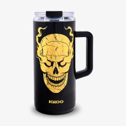 Igloo Insulated Cooler Durable Cooler WWE Flip'n'SipStone ColdFlip'n'Sip Steve Austin Smoking Skull 1L Beer Mug