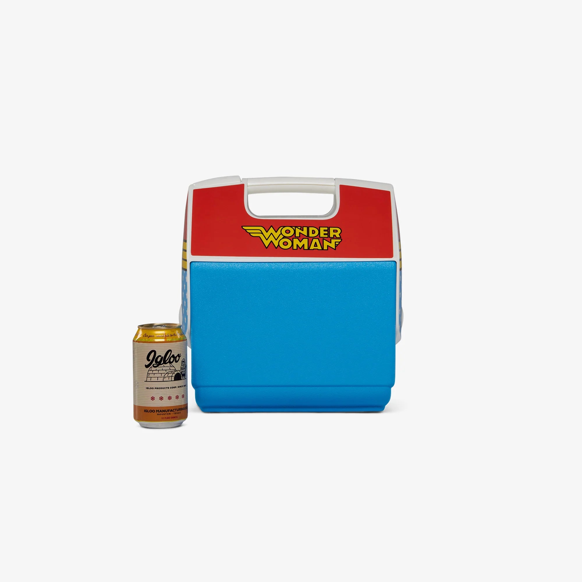 Igloo Personal Cooler Insulated Cooler Durable Cooler Wonder Woman™ Iconic Logo Playmate Pal 7 Qt Cooler - Image 5