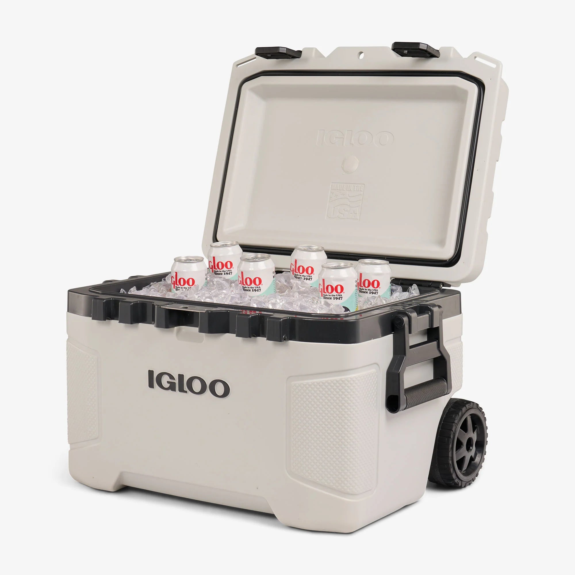Igloo Large Cooler Insulated Cooler Outdoor Cooler Trailmate® 52 Qt Roller Cooler - Image 26