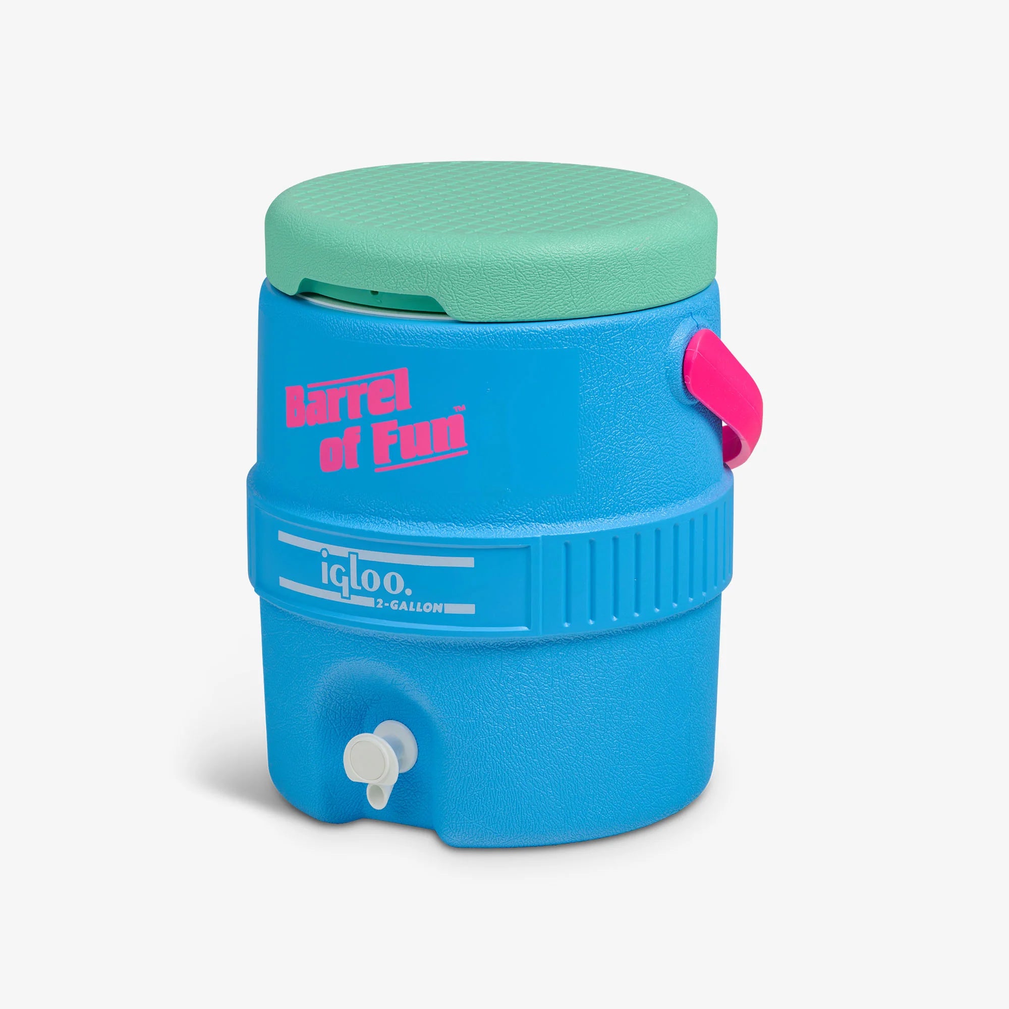 Igloo Insulated Cooler Durable Cooler Retro Barrel of Fun 2 Gallon Jug - Image 26
