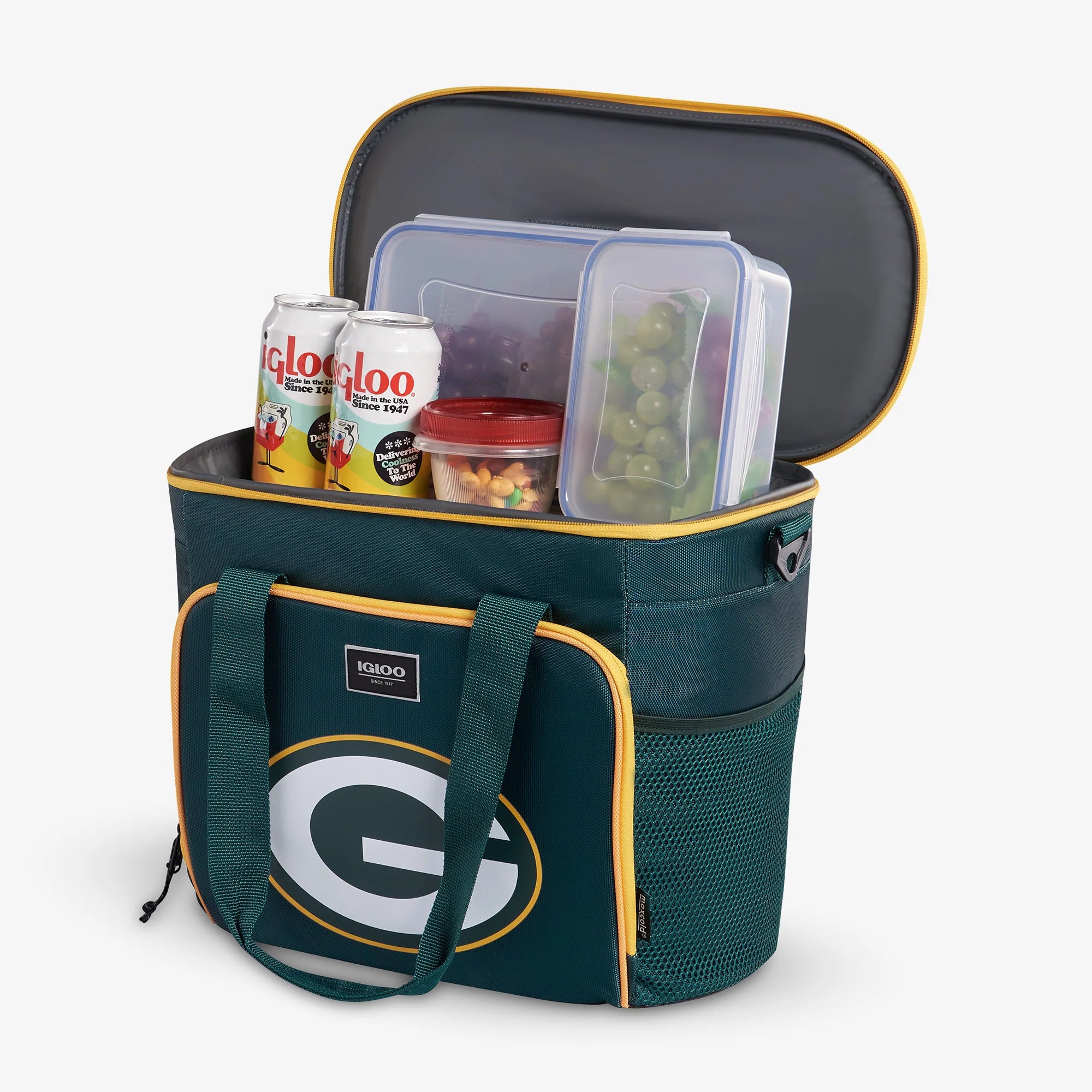 Igloo Insulated Cooler Durable Cooler Green Bay Packers Tailgate Tote - Image 3