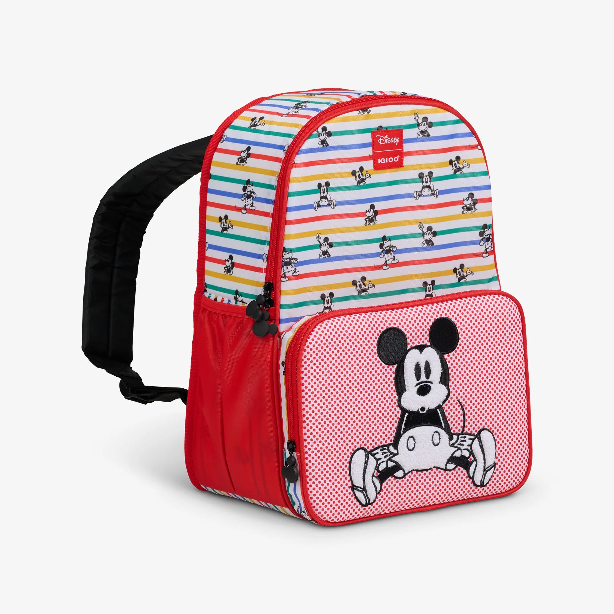 Igloo Insulated Cooler Collectible Gift for Fans Cooler Disney Mickey Mouse Stripe 24-Can Backpack - Image 4