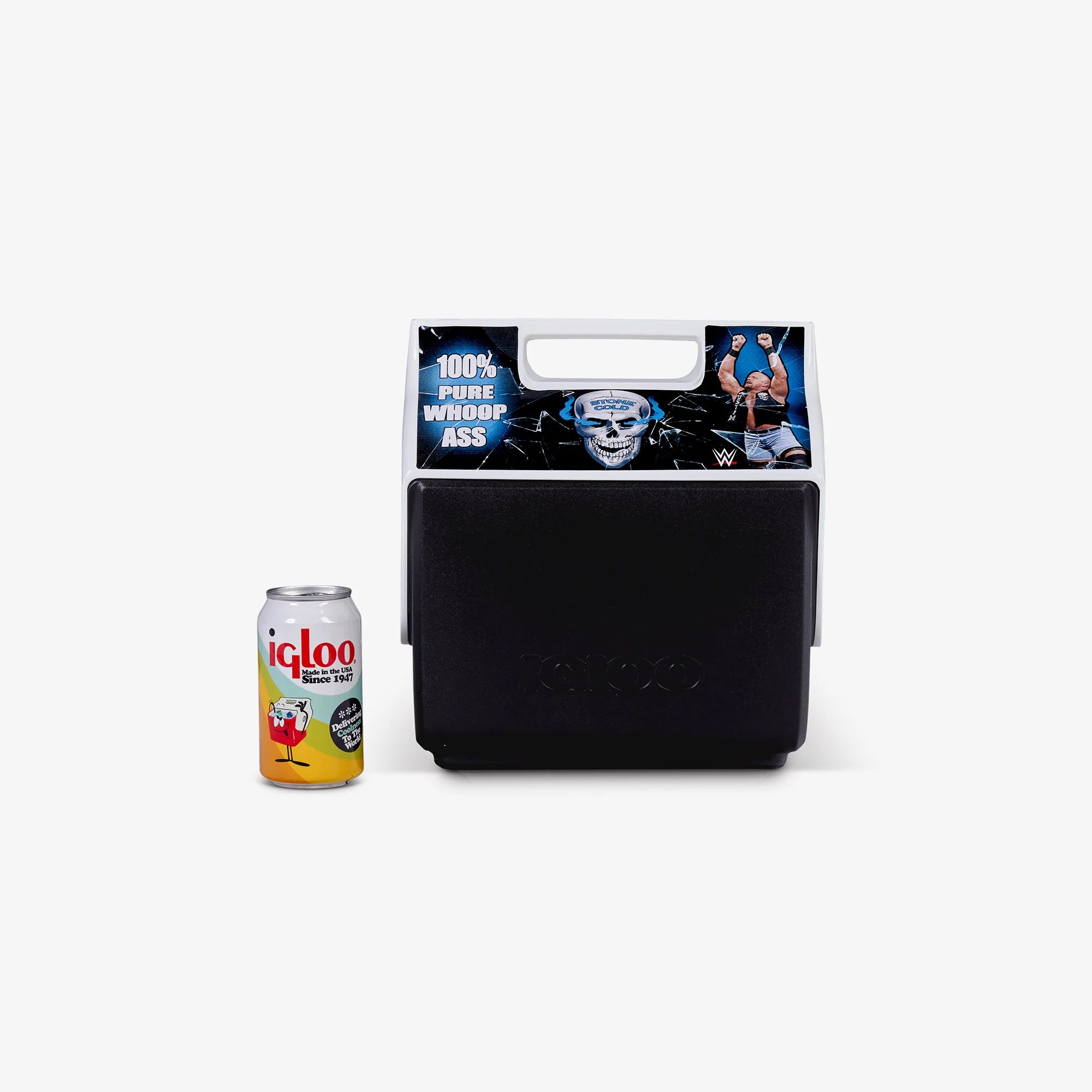 Igloo Personal Cooler Insulated Cooler Durable Cooler WWE Flip'n'SipStone ColdFlip'n'Sip Steve Austin Little Playmate 7 Qt Cooler - Image 5