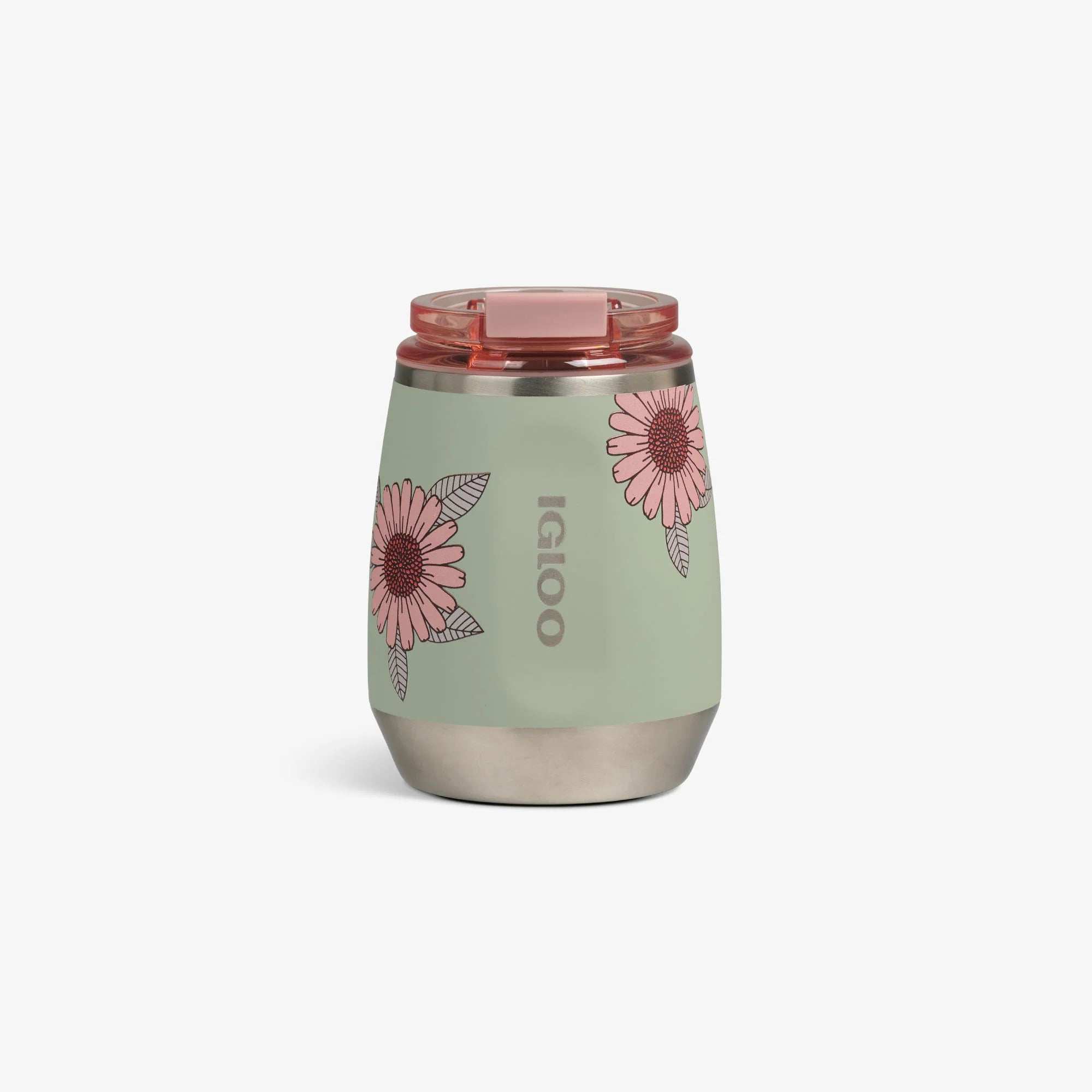 Igloo Travel Durable Cooler Floral 10 Oz Wine Tumbler