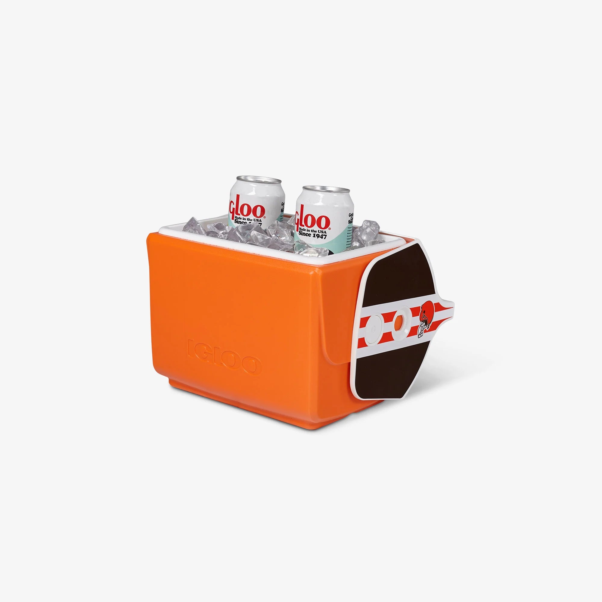 Igloo Personal Cooler Insulated Cooler Durable Cooler Cleveland Browns Little Playmate 7 Qt Cooler - Image 3