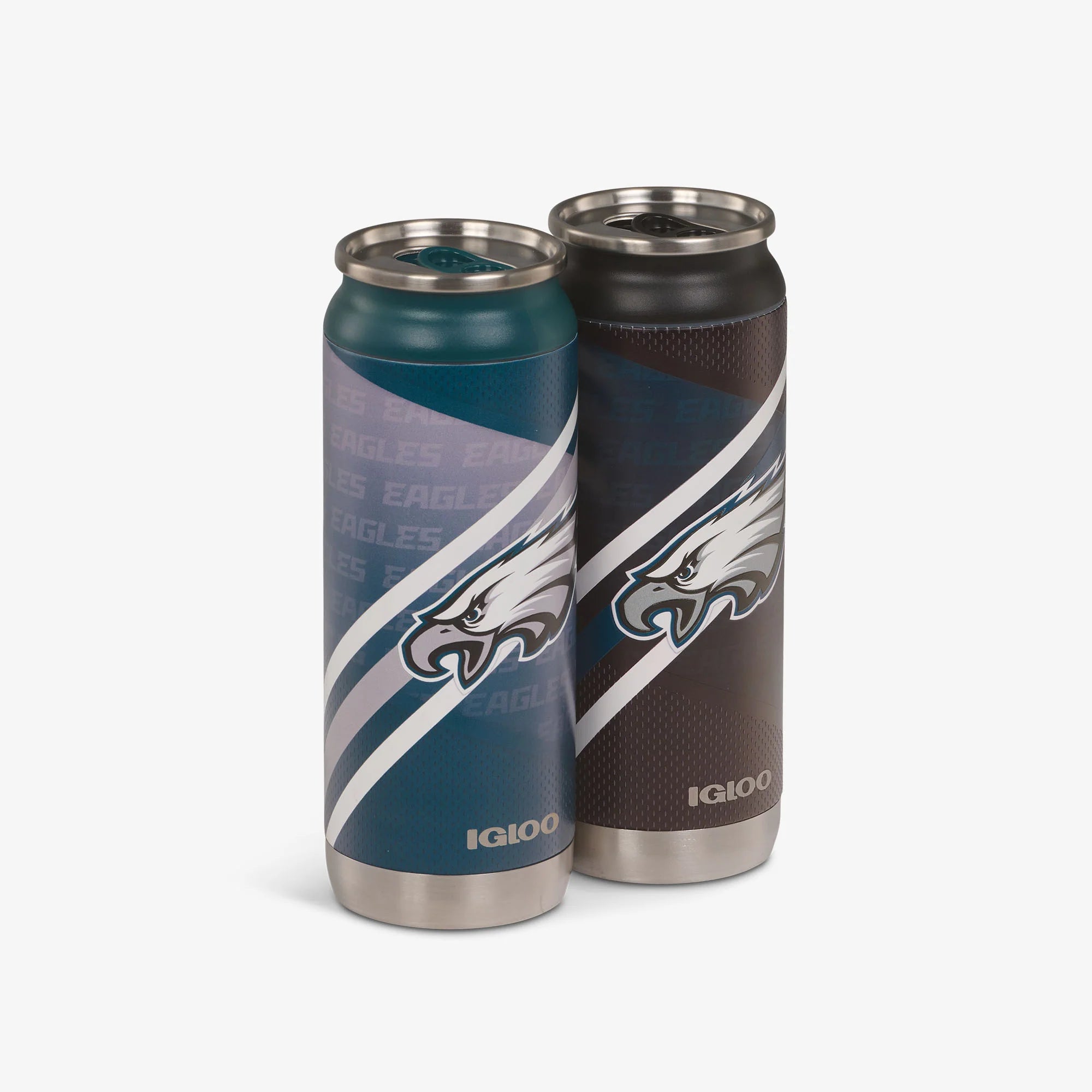 Igloo Insulated Cooler Durable Cooler Philadelphia Eagles Home & Away 16 Oz Can 2-Pack - Image 4