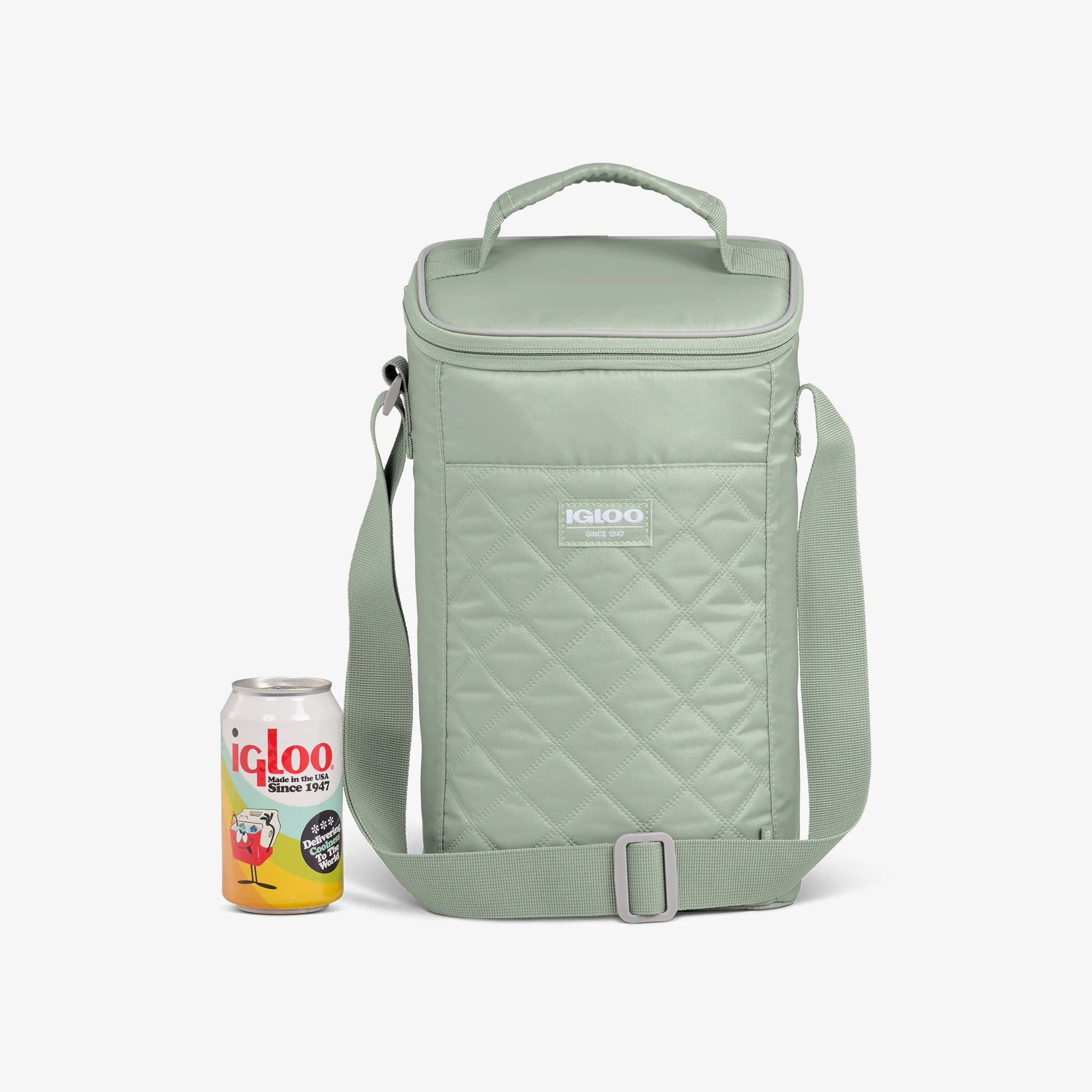 Igloo Insulated Cooler Durable Cooler MaxCold DUO Vertical Crossbody Cooler Bag - Image 5