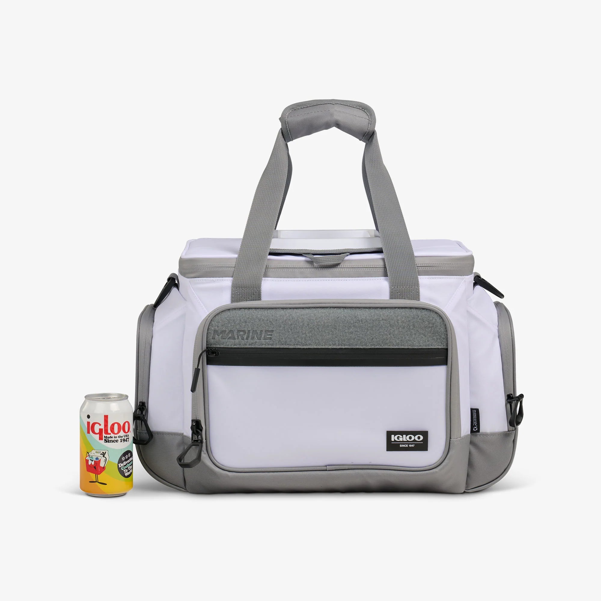 Igloo Insulated Cooler Outdoor Cooler Marine 30-Can Square Cooler Bag - Image 7