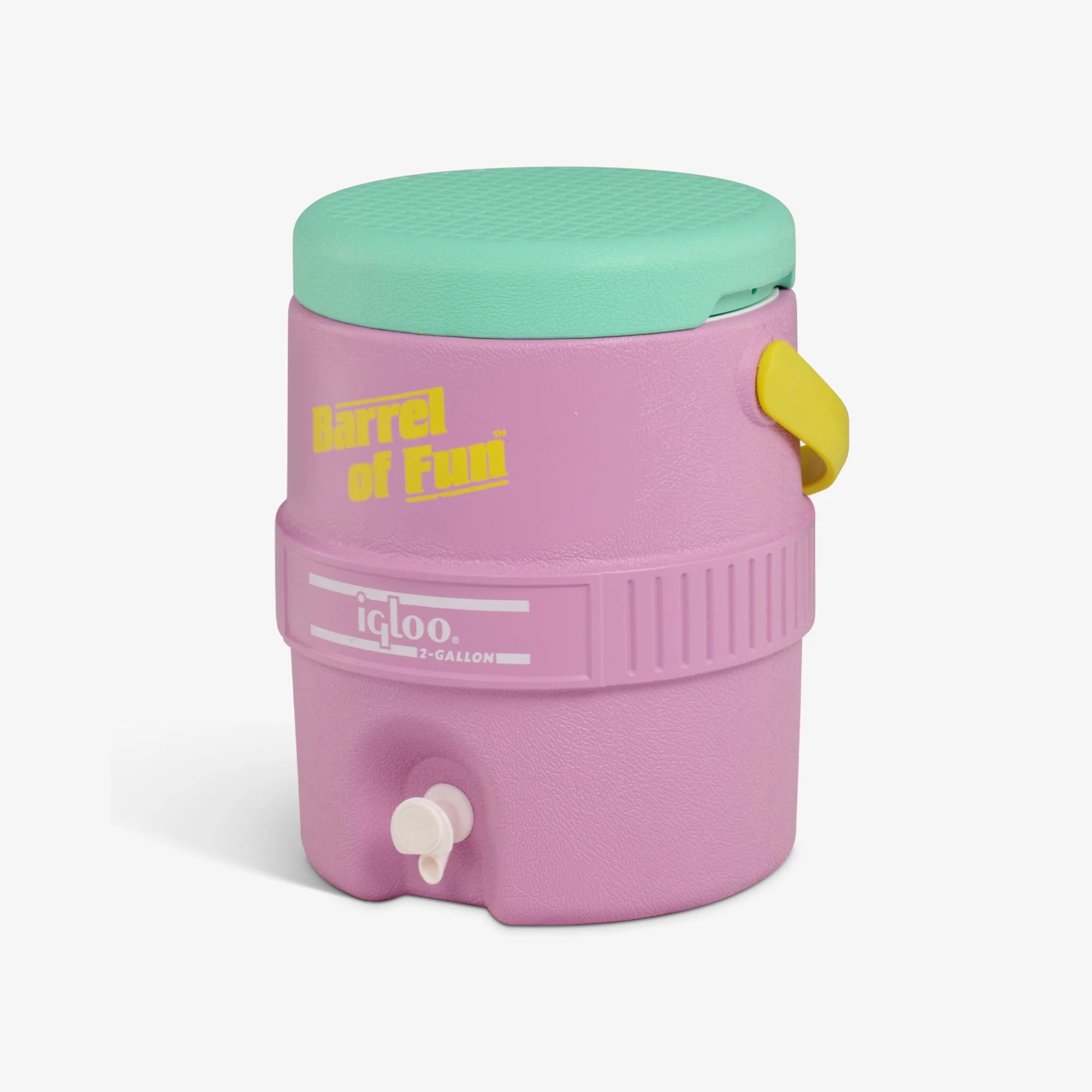 Igloo Insulated Cooler Durable Cooler Retro Barrel of Fun 2 Gallon Jug - Image 54