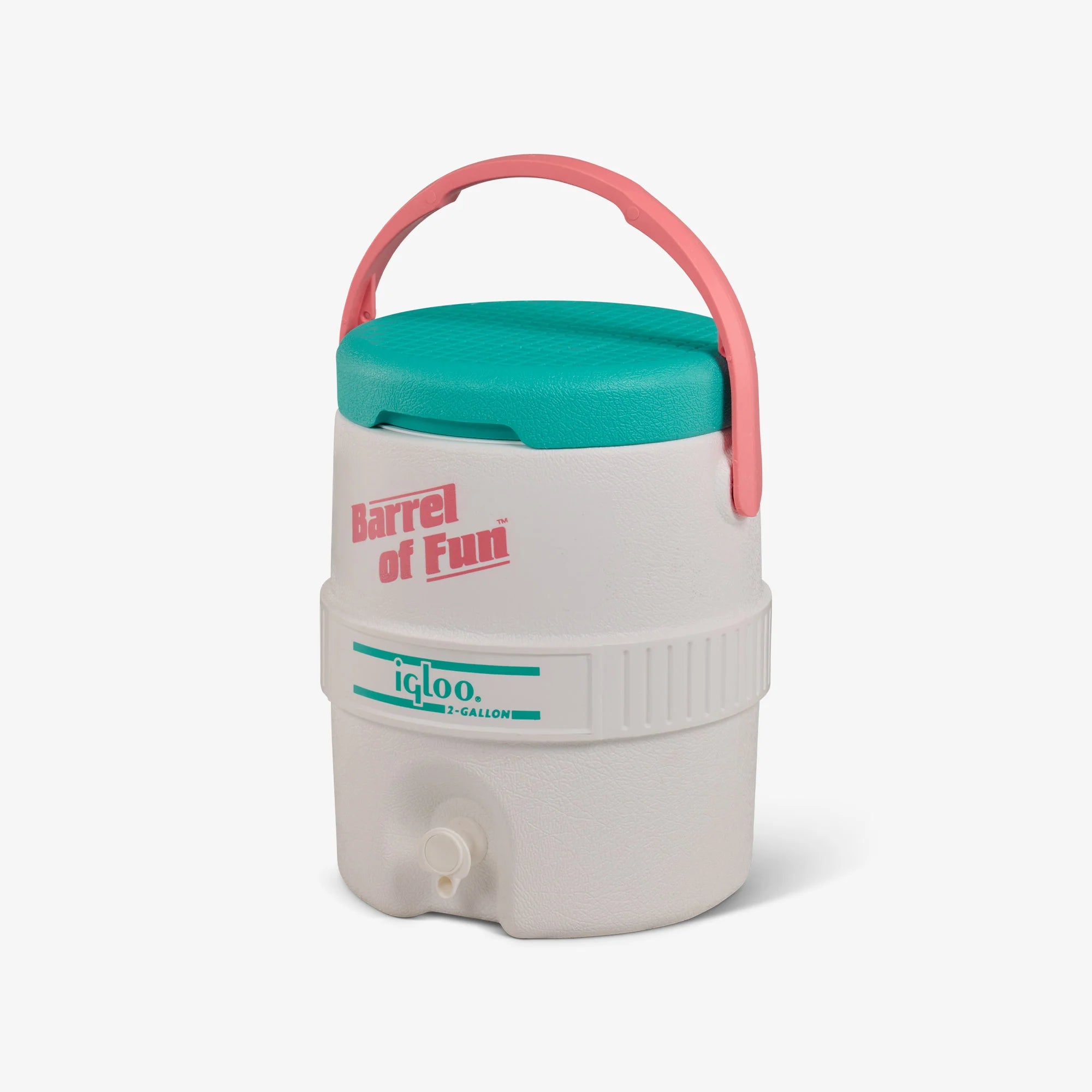 Igloo Insulated Cooler Durable Cooler Retro Barrel of Fun 2 Gallon Jug - Image 47