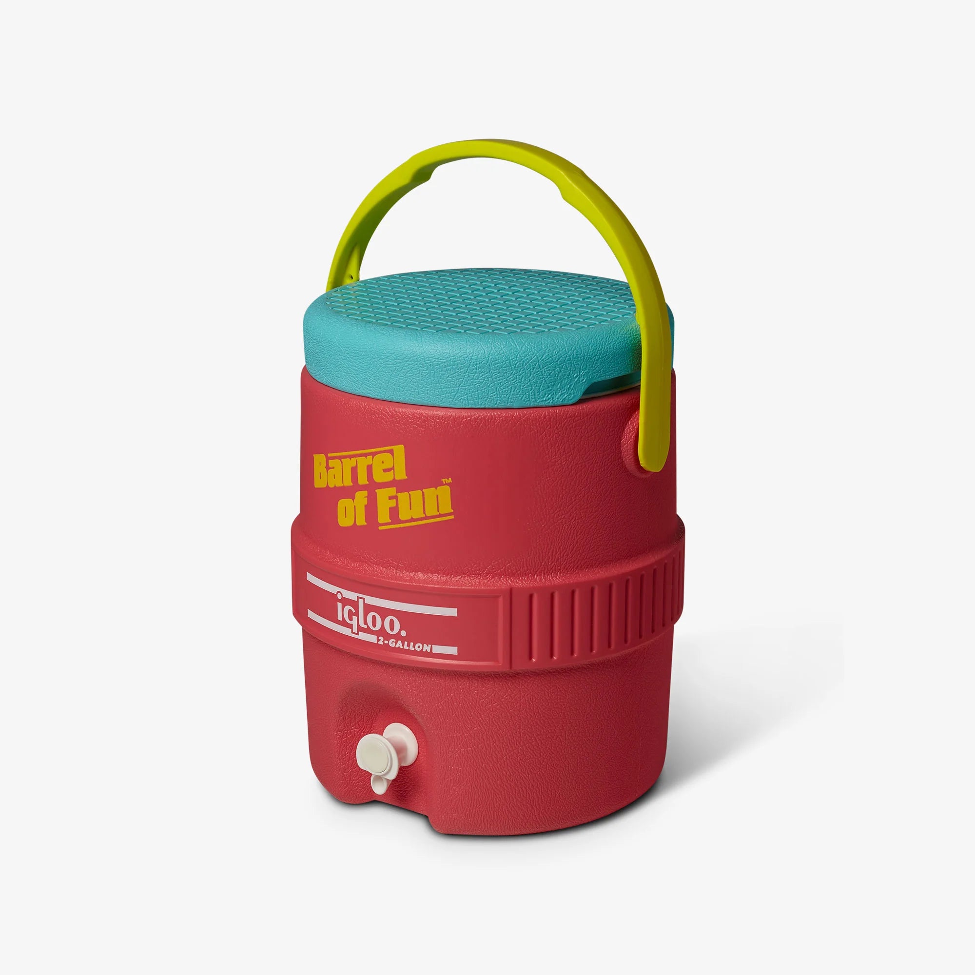 Igloo Insulated Cooler Durable Cooler Retro Barrel of Fun 2 Gallon Jug - Image 43