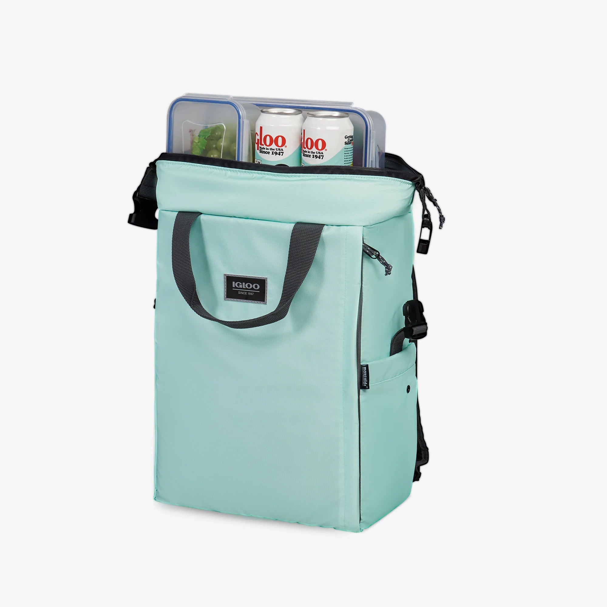 Igloo Insulated Cooler Durable Cooler South Coast Snapdown 24-Can Backpack - Image 19