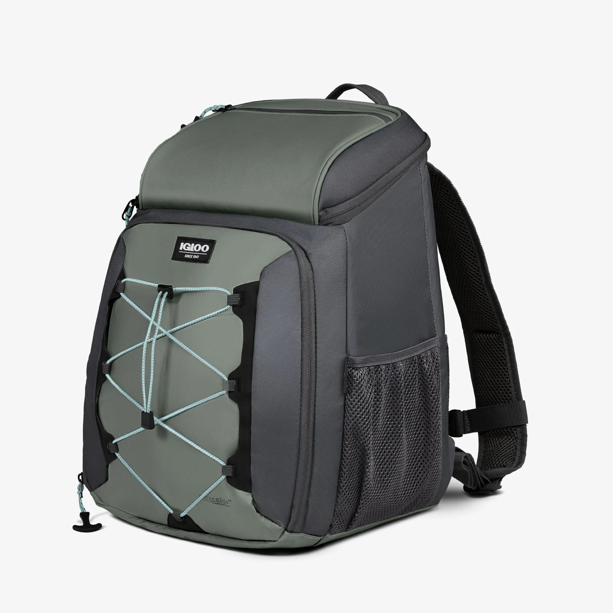 Igloo Insulated Cooler Durable Cooler MaxCold Voyager 30-Can Backpack - Image 2