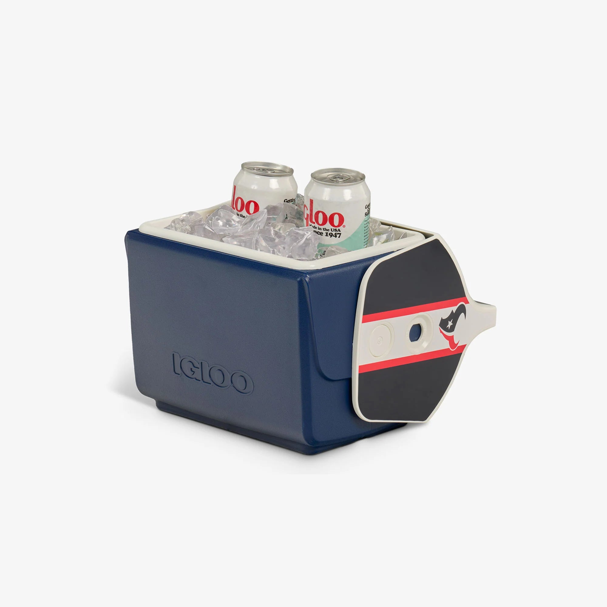 Igloo Personal Cooler Insulated Cooler Durable Cooler Houston Texans Little Playmate 7 Qt Cooler - Image 3