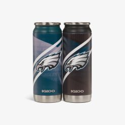 Igloo Insulated Cooler Durable Cooler Philadelphia Eagles Home & Away 16 Oz Can 2-Pack
