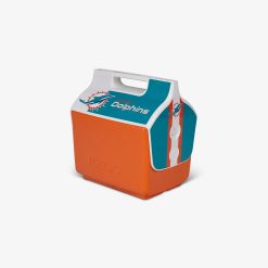Alternative view of Igloo Personal Cooler Insulated Cooler Durable Cooler Miami Dolphins Little Playmate 7 Qt Cooler
