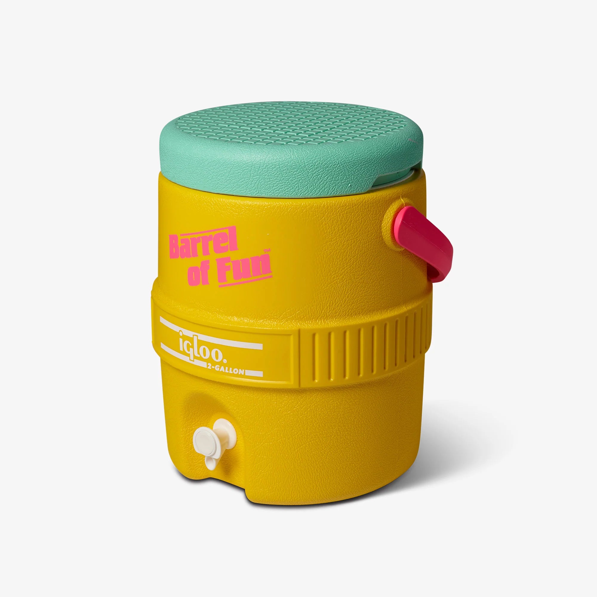 Igloo Insulated Cooler Durable Cooler Retro Barrel of Fun 2 Gallon Jug - Image 62