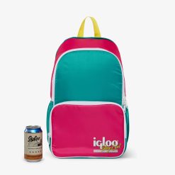 Alternative view of Igloo Insulated Cooler Durable Cooler Retro Backpack Cooler