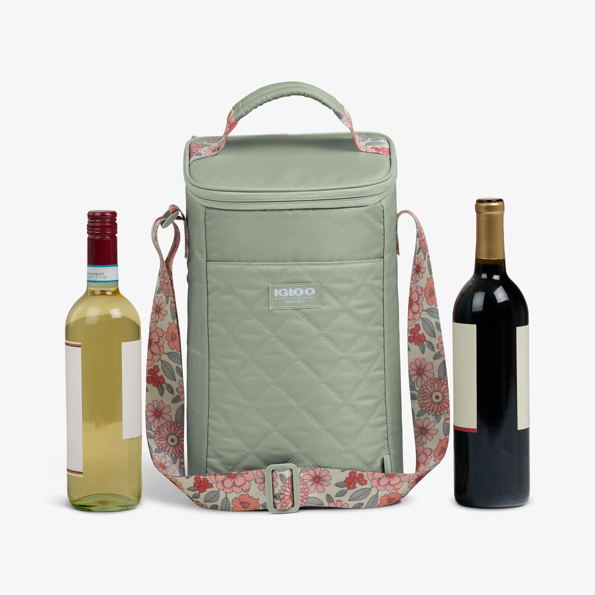 Igloo Insulated Cooler Durable Cooler Floral MaxCold? DUO Vertical Crossbody?Cooler Bag - Image 6