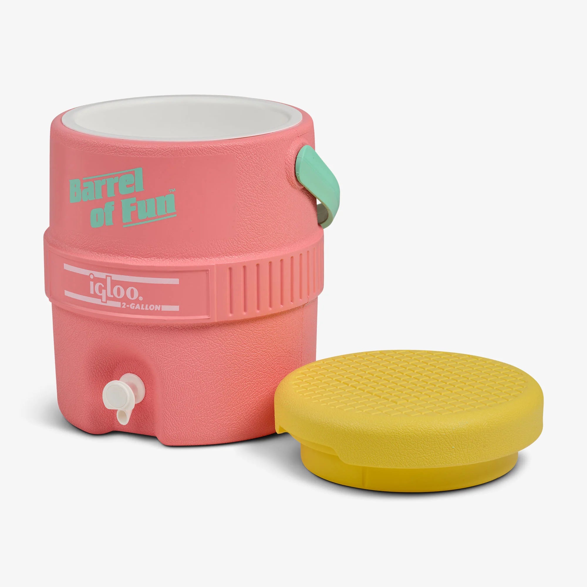 Igloo Insulated Cooler Durable Cooler Retro Barrel of Fun 2 Gallon Jug - Image 28