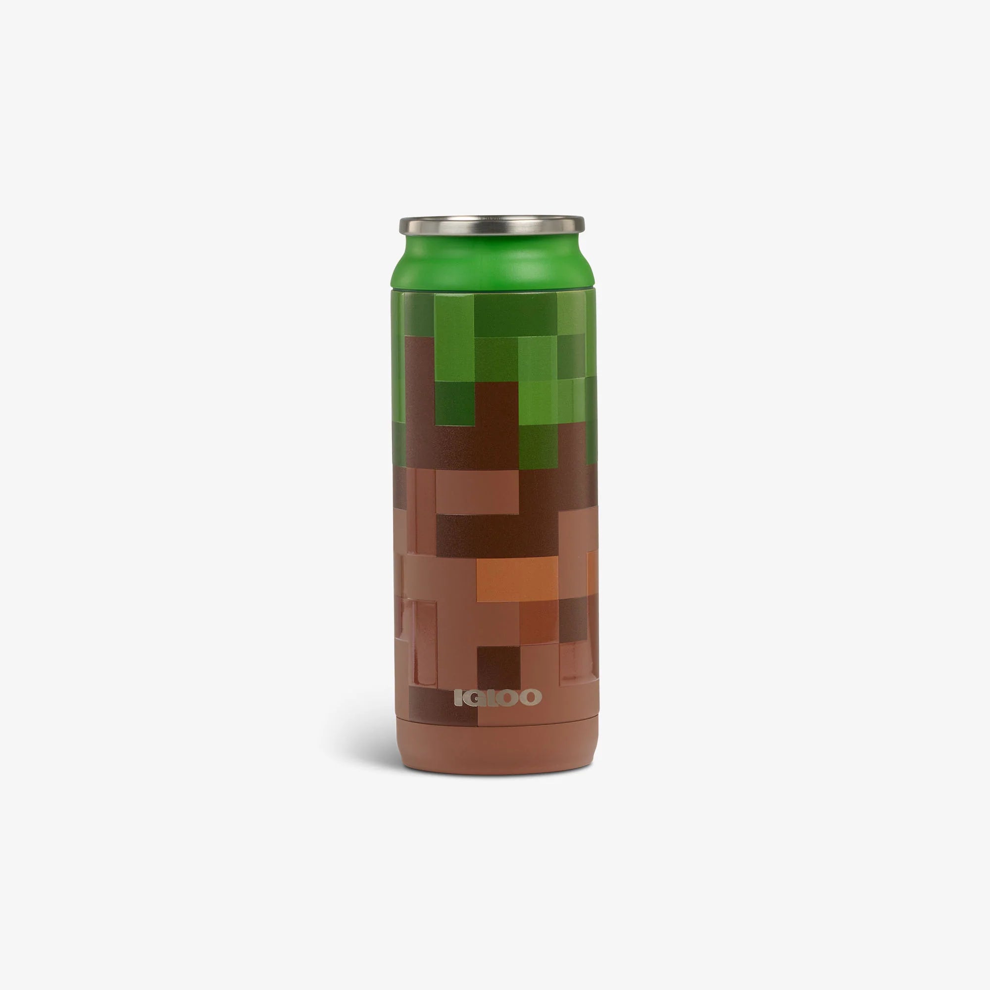Igloo Insulated Cooler Durable Cooler Minecraft Grass Block 16 Oz Can