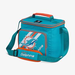 Alternative view of Igloo Portable Cooler Durable Cooler Miami Dolphins Square Lunch Cooler Bag