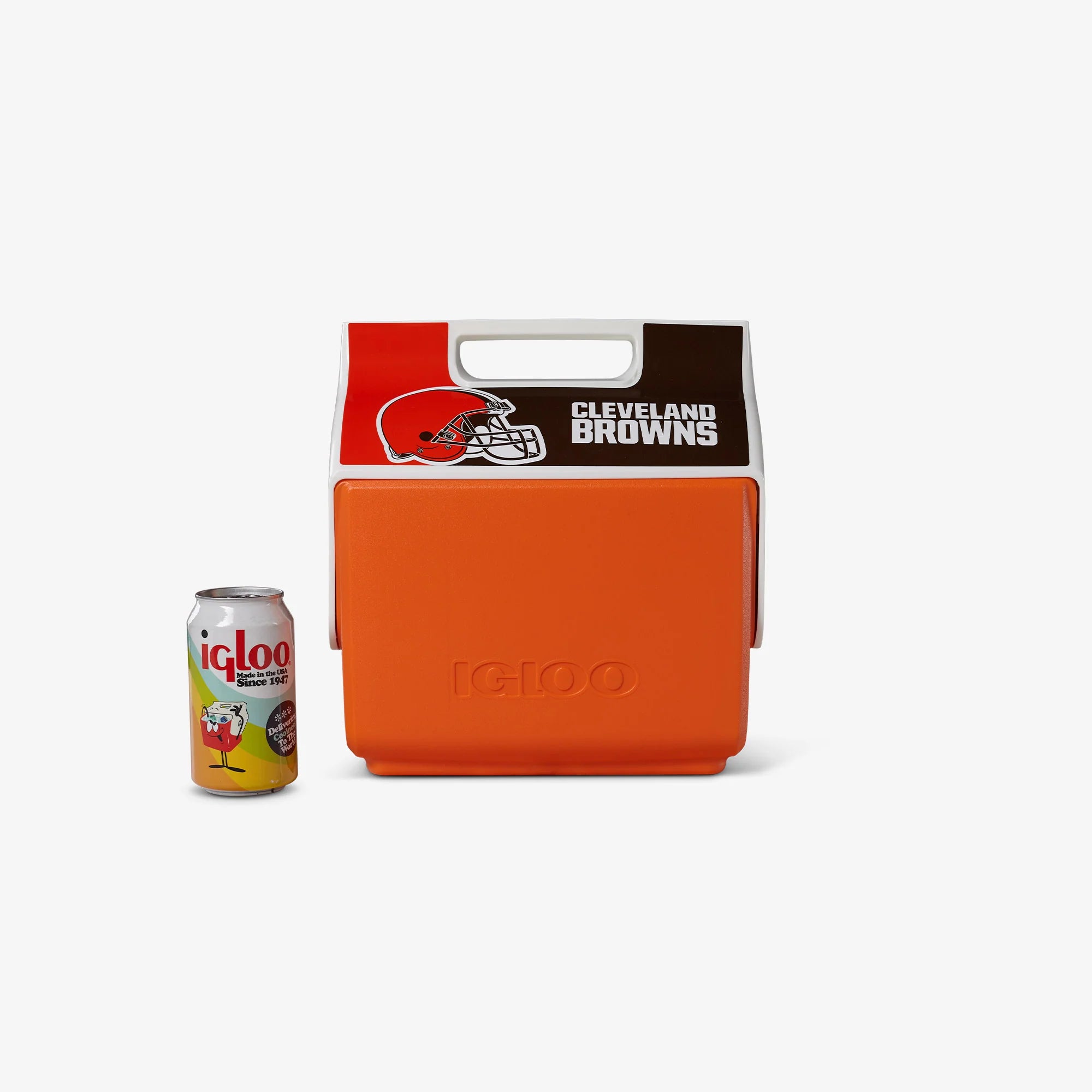 Igloo Personal Cooler Insulated Cooler Durable Cooler Cleveland Browns Little Playmate 7 Qt Cooler - Image 5