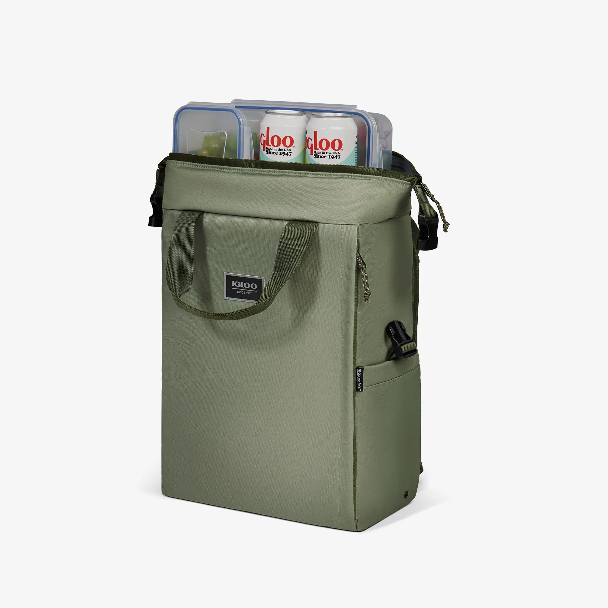 Igloo Insulated Cooler Durable Cooler South Coast Snapdown 24-Can Backpack - Image 23