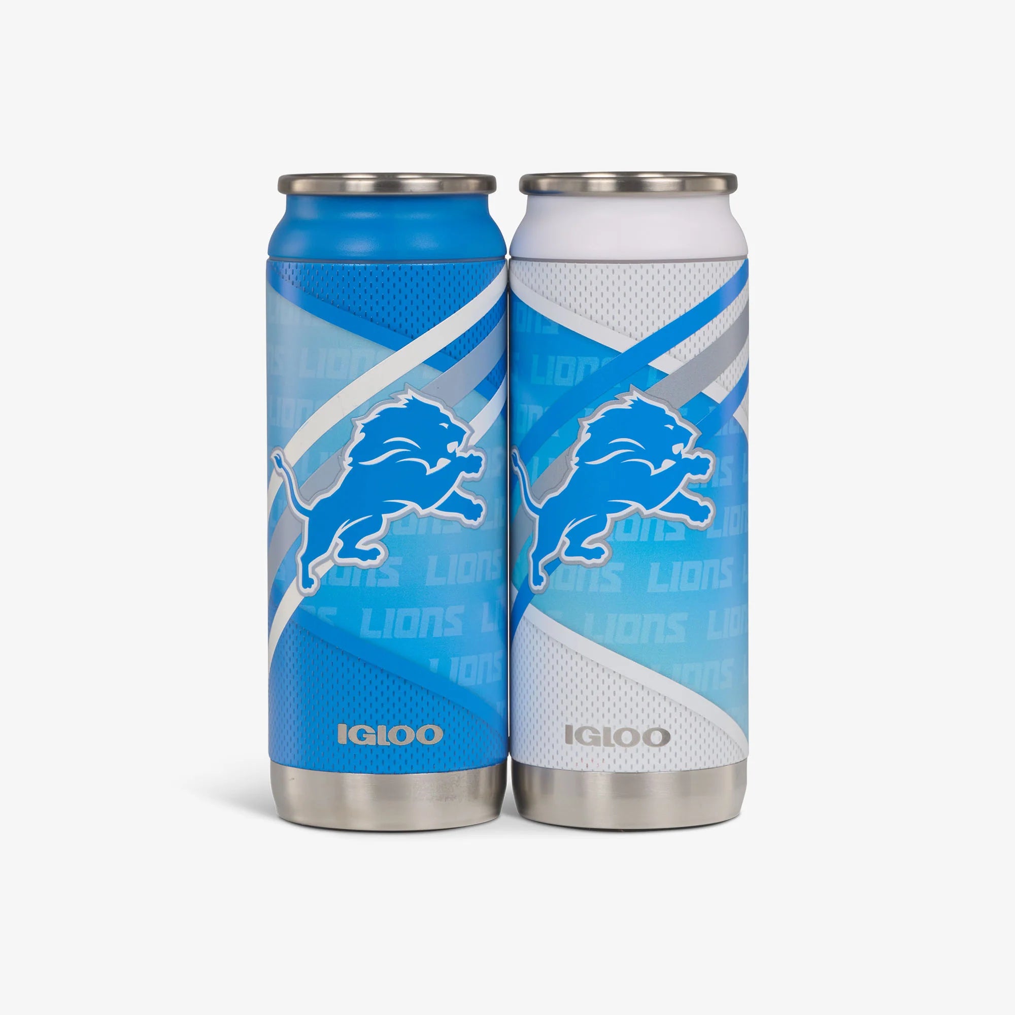 Igloo Insulated Cooler Durable Cooler Detroit Lions Home & Away 16 Oz Can 2-Pack