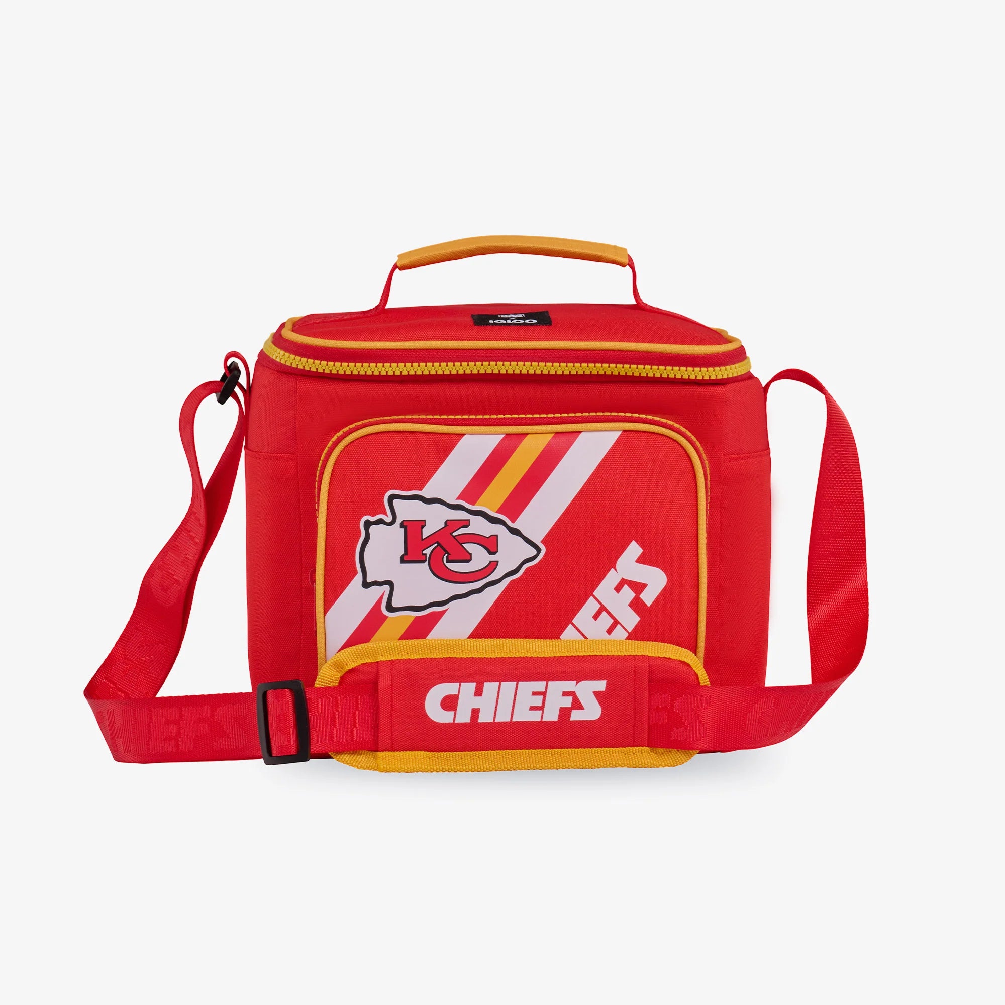Igloo Portable Cooler Durable Cooler Kansas City Chiefs Square Lunch Cooler Bag
