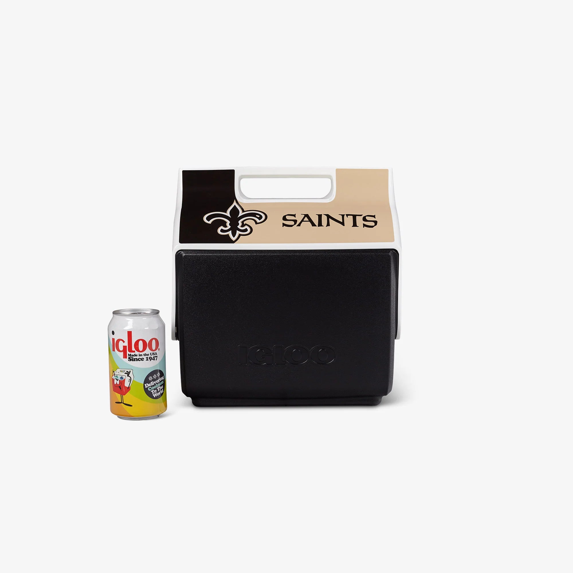 Igloo Personal Cooler Insulated Cooler Durable Cooler New Orleans Saints Little Playmate 7 Qt Cooler - Image 5