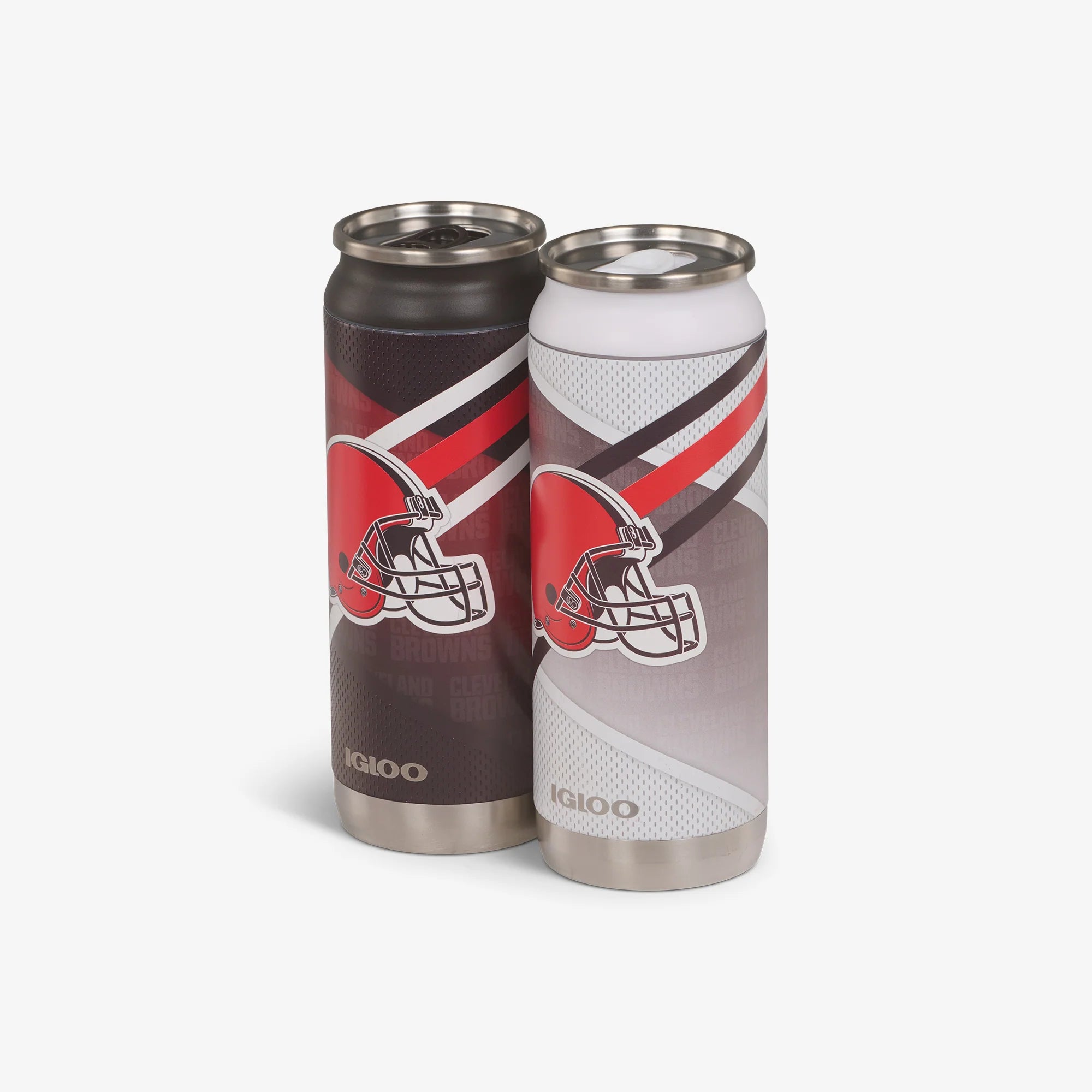 Igloo Insulated Cooler Durable Cooler Cleveland Browns Home & Away 16 Oz Can 2-Pack - Image 2