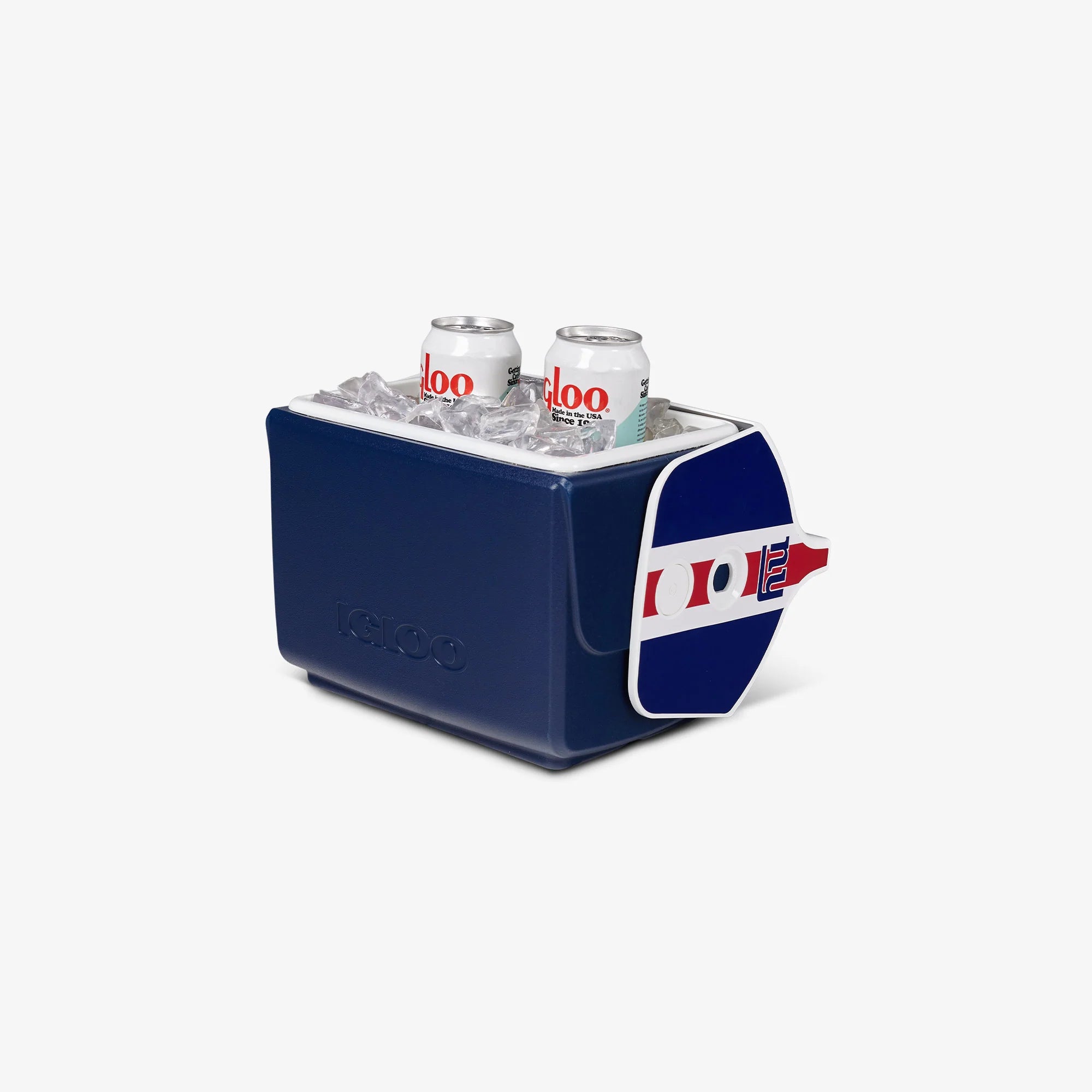 Igloo Personal Cooler Insulated Cooler Durable Cooler New York Giants Little Playmate 7 Qt Cooler - Image 3