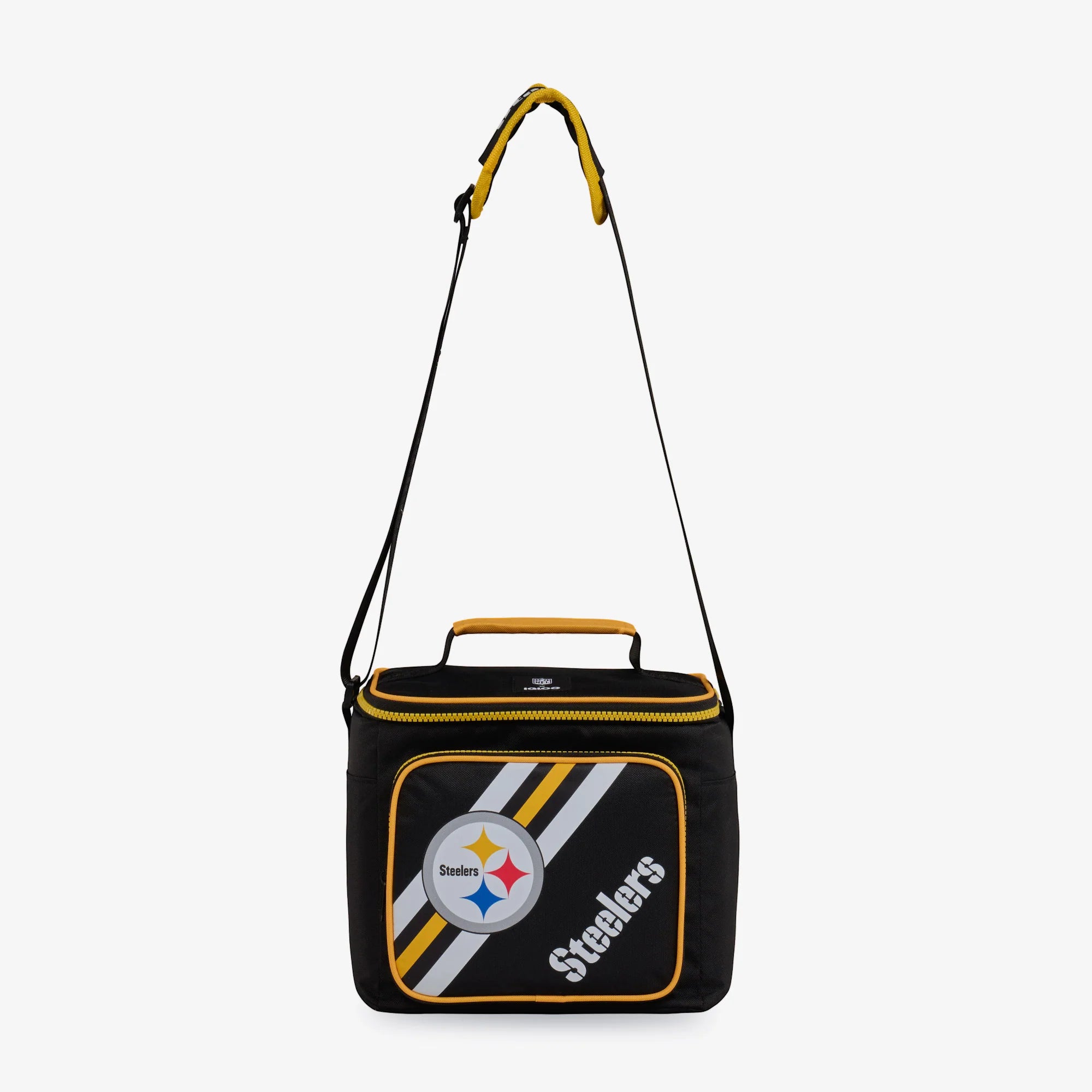 Igloo Portable Cooler Durable Cooler Pittsburgh Steelers Square Lunch Cooler Bag - Image 3
