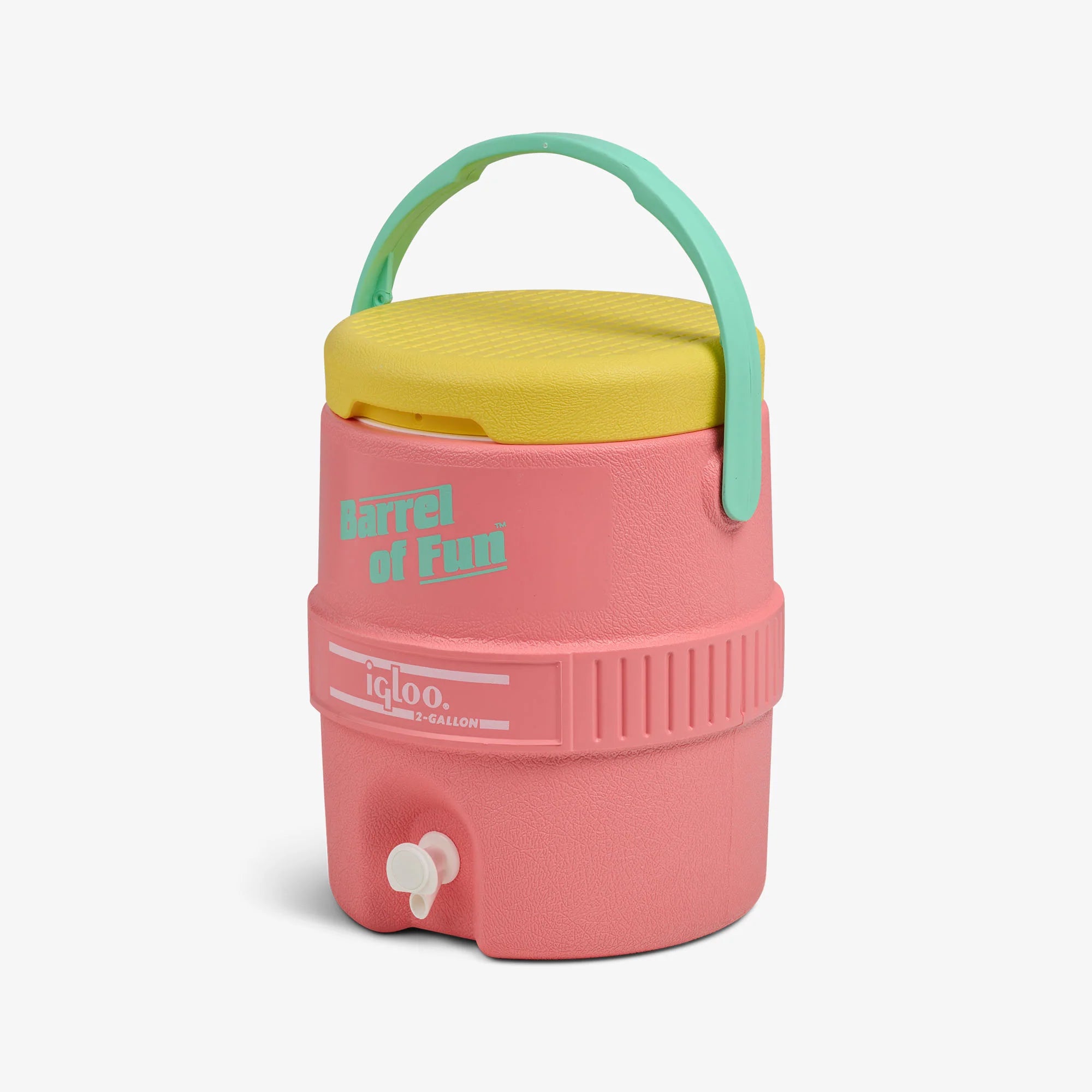 Igloo Insulated Cooler Durable Cooler Retro Barrel of Fun 2 Gallon Jug - Image 27